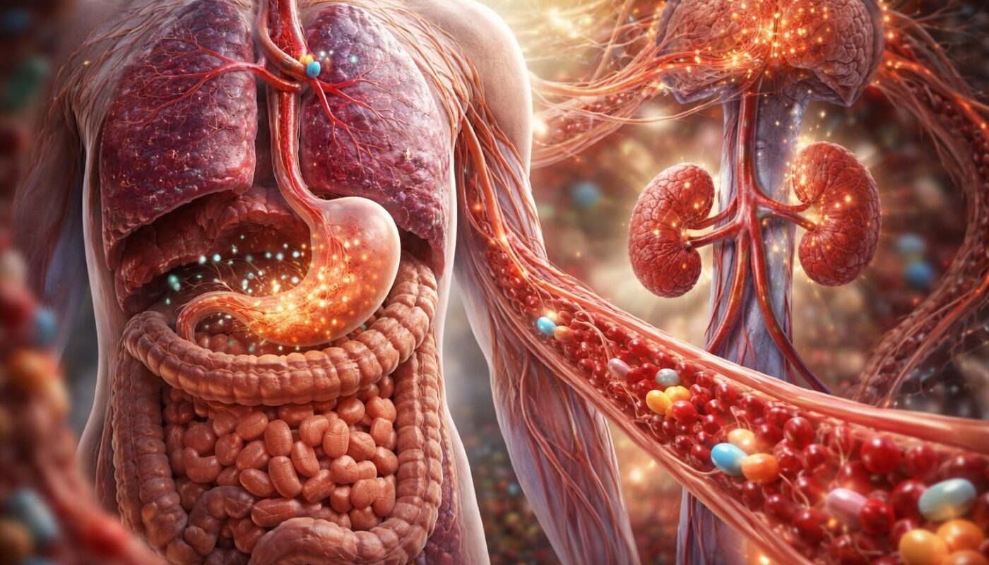 découvrez le parcours des médicaments dans le corps après absorption, leur transformation, distribution et élimination pour mieux comprendre leur action.
