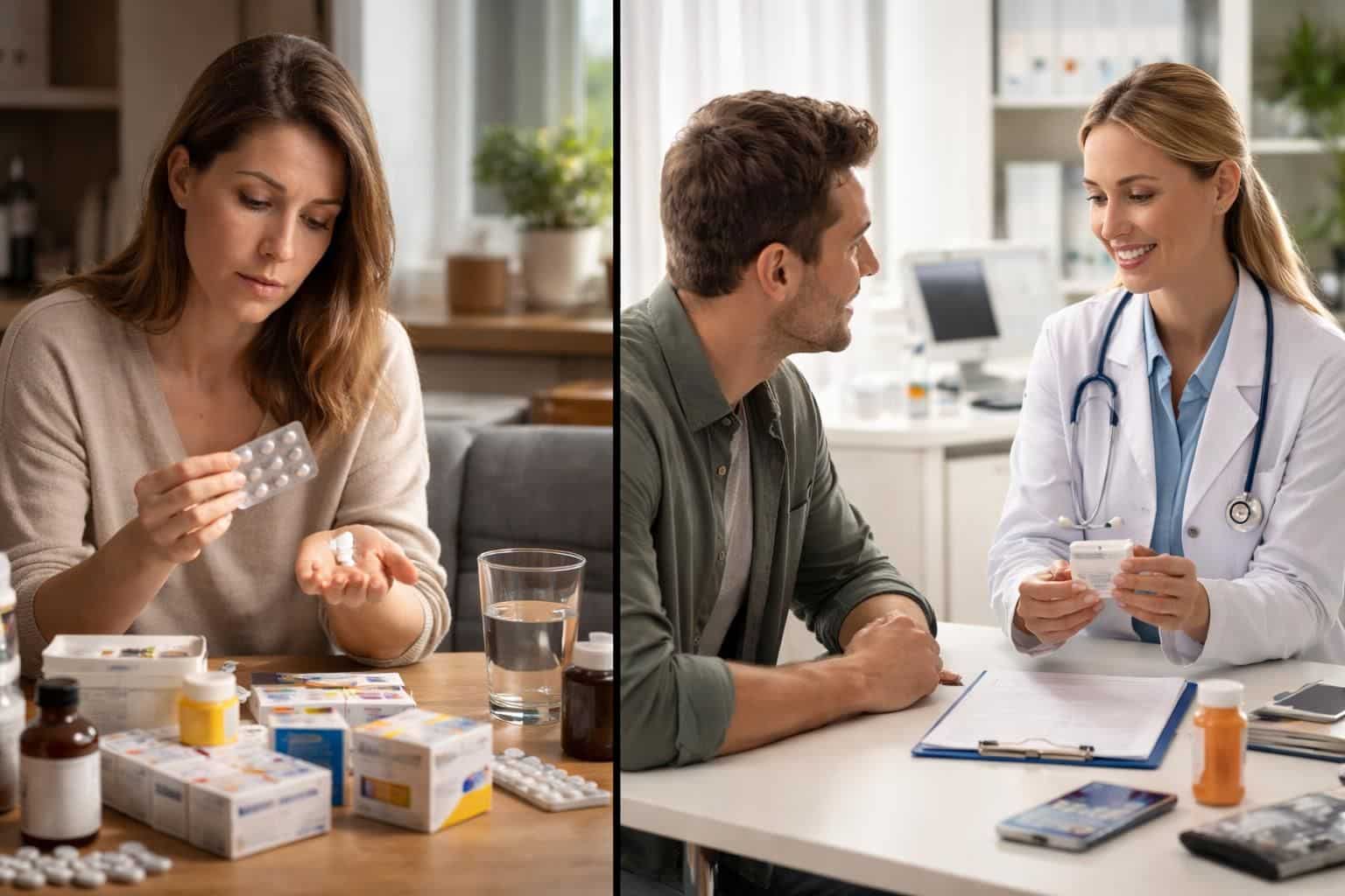 découvrez les différences essentielles entre l'automédication et le traitement encadré pour mieux gérer votre santé en toute sécurité.